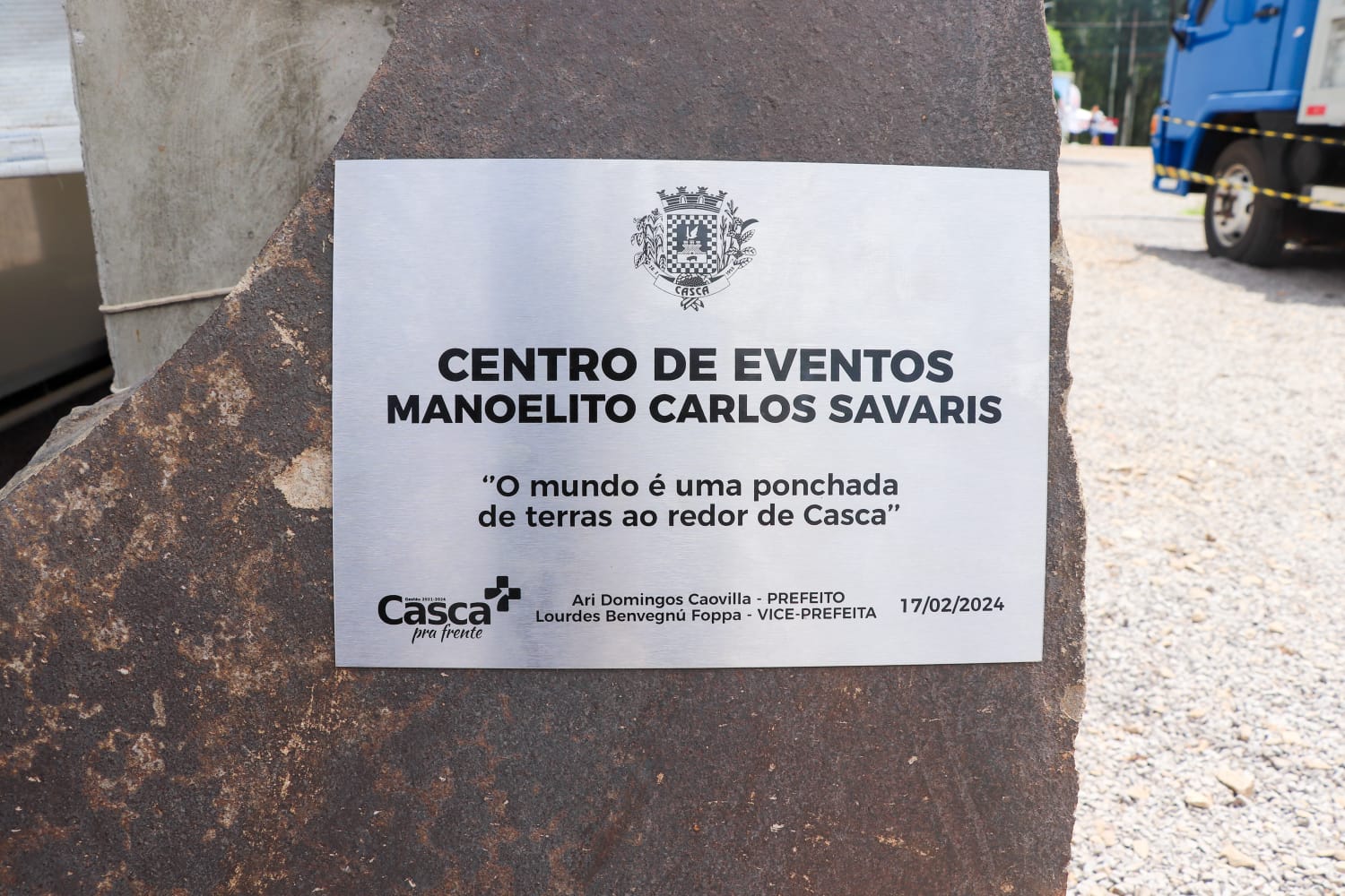 Casca: inaugurado oficialmente o Centro de Eventos Manoelito Carlos Savaris