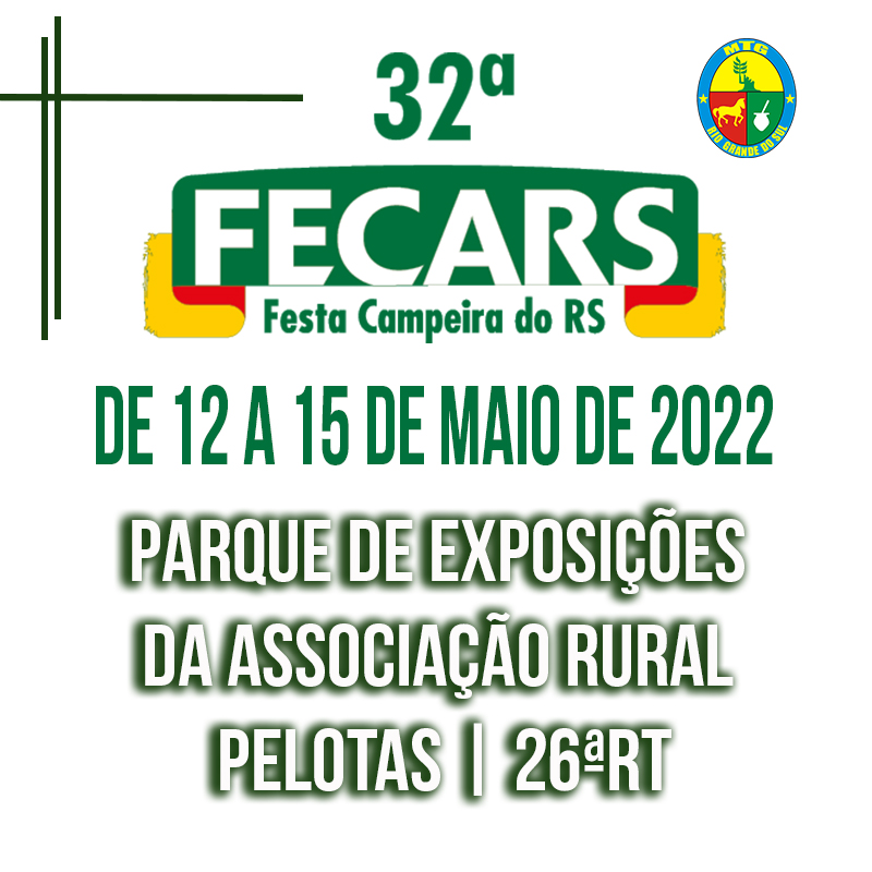 MTG confirma a Festa Campeira do RS em Pelotas, no mês de maio