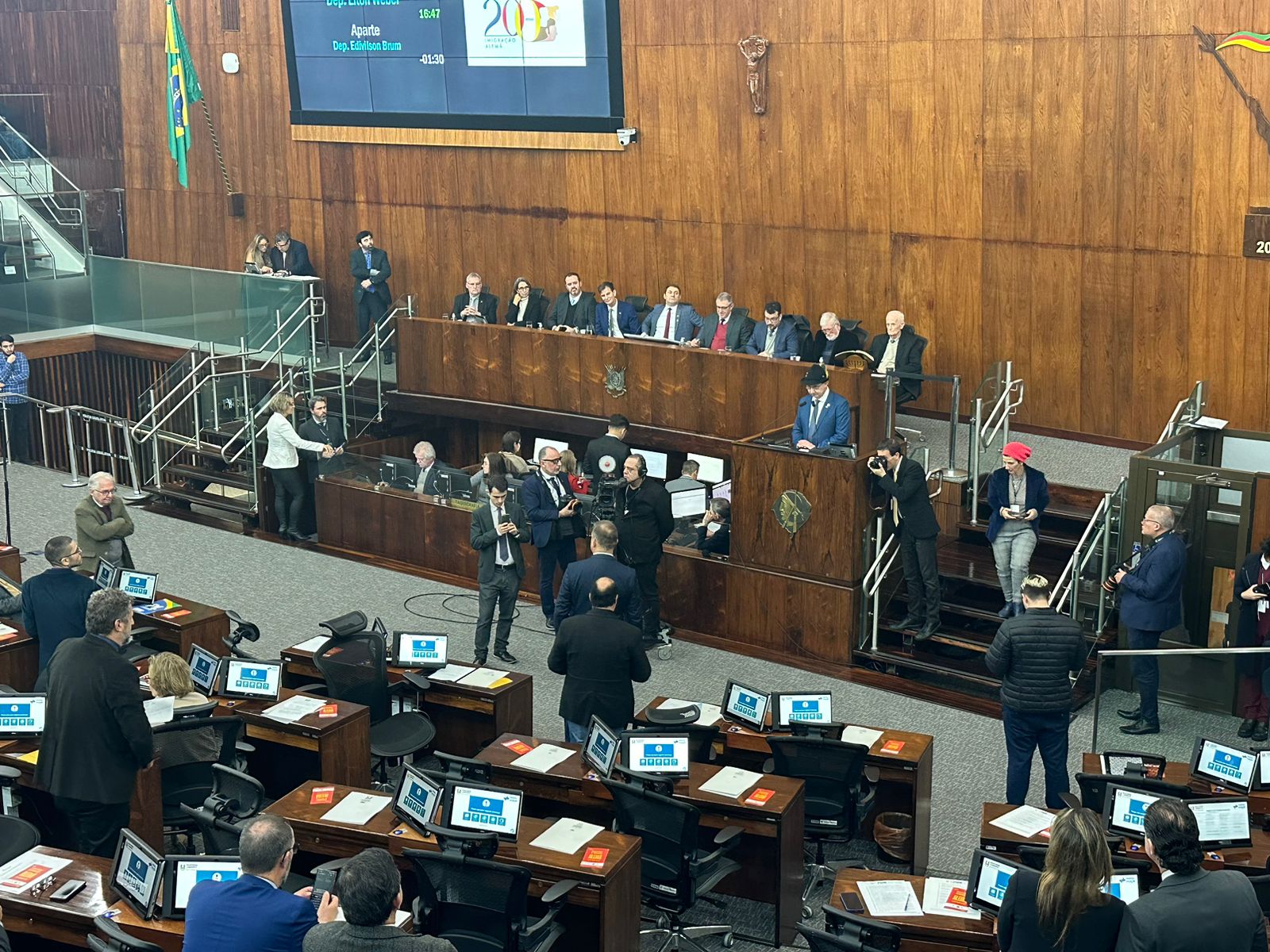 ​MTG marca presença em celebração que homenageia o bicentenário da imigração alemã no Rio Grande do Sul